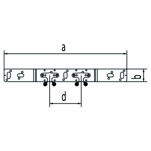 РЕХАУ 11055311008 RAUTITAN Кронштейн, тип O 100, оцинкованная сталь