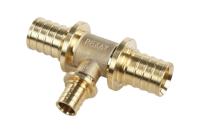 РЕХАУ 11080651001 RAUTITAN MX Тройник с уменьшенным боковым проходом 32-20-32, DZR латунь