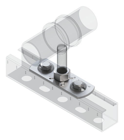TERMOCLIP 09124002 Пластина опорная для средних нагрузок 4F2 40x15x120, 4 мм