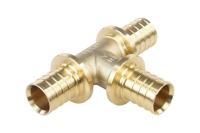 РЕХАУ 11080341001 RAUTITAN MX Тройник равнопроходный 32-32-32, DZR латунь