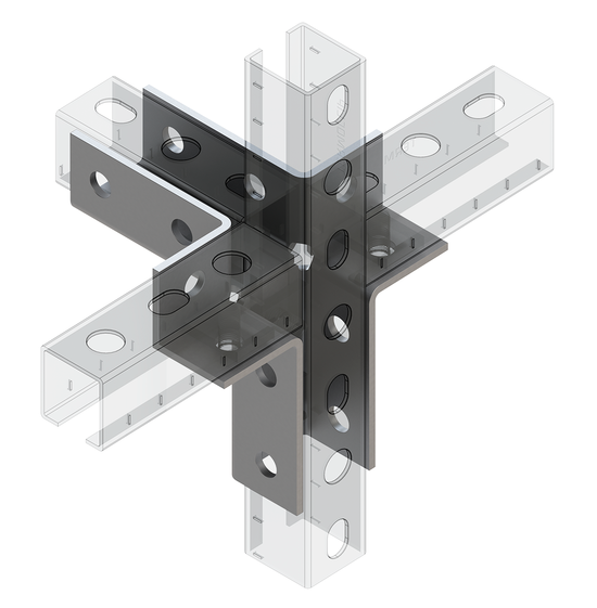TERMOCLIP 09254304 Соединитель 3D универсальный 38-41 4F13 xx, 4 мм