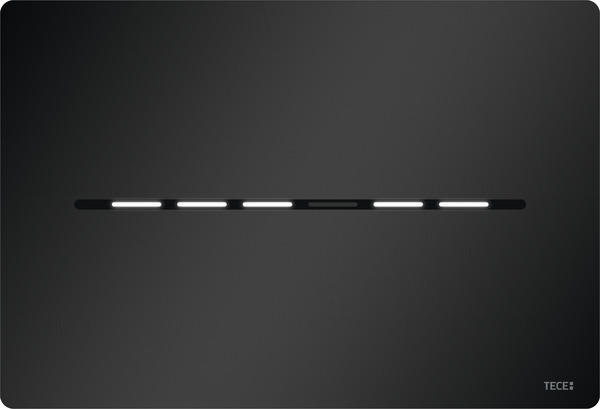 TECE 9240455 TECESolid Электронная панель смыва с бесконтактной активацией, питание от сети 12 В, материал металл, цвет черный матовый