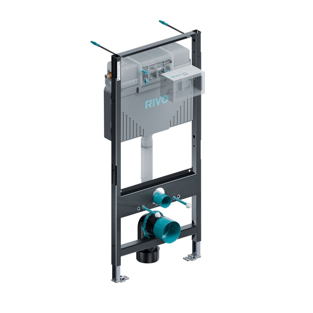 RIVO 200001 Set A Застенный модуль инсталляция со смывным бачком, высота 1120 мм