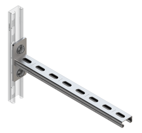 TERMOCLIP 09371002 Монтажная консоль ТСА 41x21x300, 2 мм
