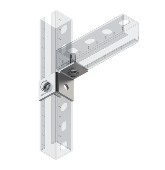TERMOCLIP 09254001 Уголок 3D правый 38-41 4F3 80x48x38, 4 мм