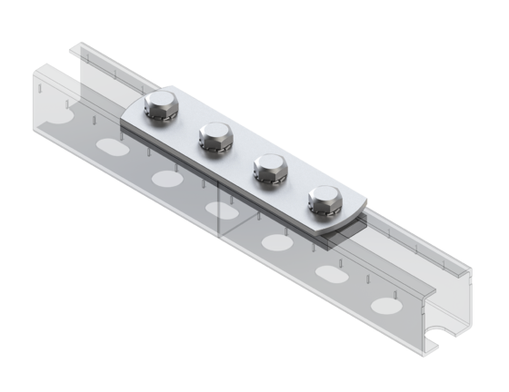 TERMOCLIP 09247001 Соединитель продольный 38-40 8F4 M10 40x17x152, 4,0 / 8,0 мм