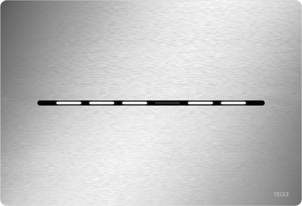 TECE 9240454 TECESolid Электронная панель смыва с бесконтактной активацией, питание от сети 12 В, материал металл, цвет нержавеющая сталь, сатин