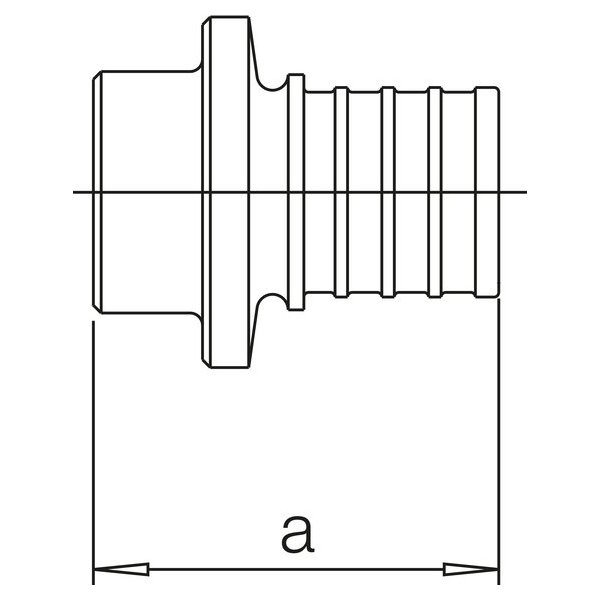 РЕХАУ 12316911001 RAUTHERM S Заглушка для пластмасс. трубы 20x2,0, латунь