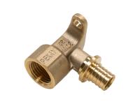 РЕХАУ 11096781001 RAUTITAN MX Угольник настенный с внутр. резьбой 20-Rp 1/2, DZR латунь