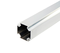 RIVO 100001 FIX Профиль силовой, конструкционный, из алюминия 33х33х1 мм, штанга 4 м, продажа кратно 0,5 м