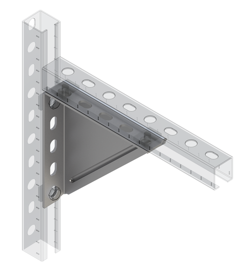 TERMOCLIP 09265001 Угол усиленный 200х200 38-41 4F10 200x43x200, 4 мм