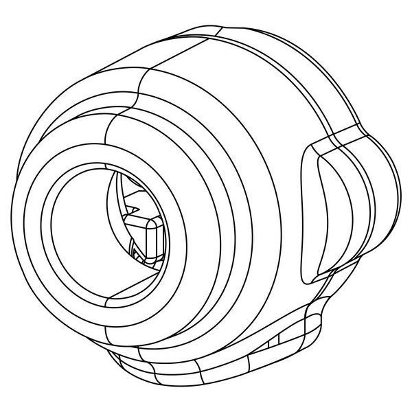 РЕХАУ 12069271001 RAUTITAN Тепло-шумоизоляционный кожух для настенных угольников Rp 1/2 , вспененный полиэтилен