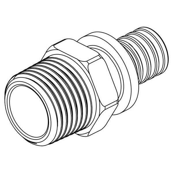 РЕХАУ 11389721001 RAUTITAN Переходник из нерж. стали с наружной резьбой 40 - R 1 1/4, нержавеющая сталь