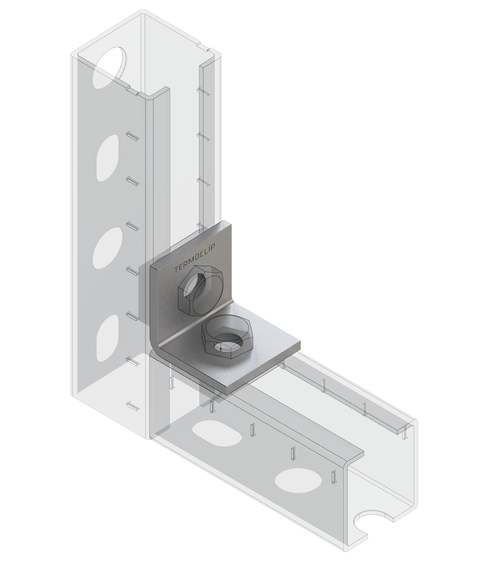 TERMOCLIP 09249001 Уголок 90˚ 38-41 4F2 38x38x38, 4 мм