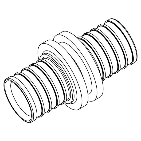 РЕХАУ 12460241001 RAUTHERM S Муфта соед. равнопроходн. 14x1,5, оцинкованная латунь