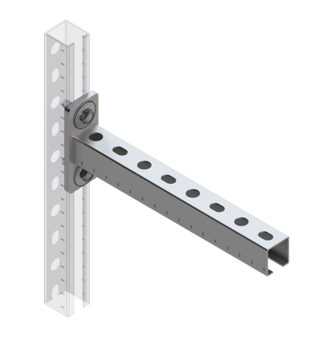 TERMOCLIP 09242001 Монтажная консоль ТСА 38x40x200, 2 мм