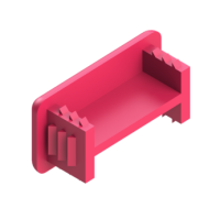 TERMOCLIP 09379004 Заглушка пластмассовая для профиля и консолей 21xx41,  мм