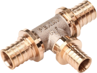 РЕХАУ 14570613001 RAUTITAN RX+ Тройник с уменьшенным боковым проходом 20-16-20, бронза