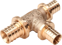 РЕХАУ 14570813001 RAUTITAN RX+ Тройник с уменьшенным боковым и торцевым проходами 20-16-16, бронза