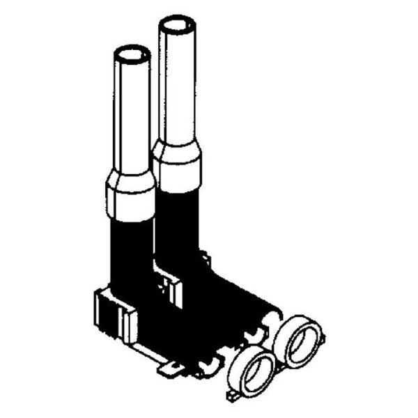 РЕХАУ 12658791001 RAUTITAN Комплект пластм. отводов для подключения отоп. прибора с пом. труб Flex/Pink, полиамид