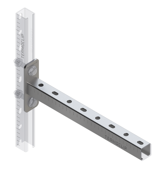 TERMOCLIP 09105103 Монтажная консоль ТСА 30x28x440, 1,8 мм