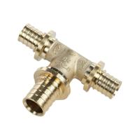 РЕХАУ 11081011001 RAUTITAN MX Тройник с увеличенным боковым проходом 16-20-16, DZR латунь