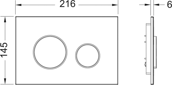 Панель смыва TECEloop