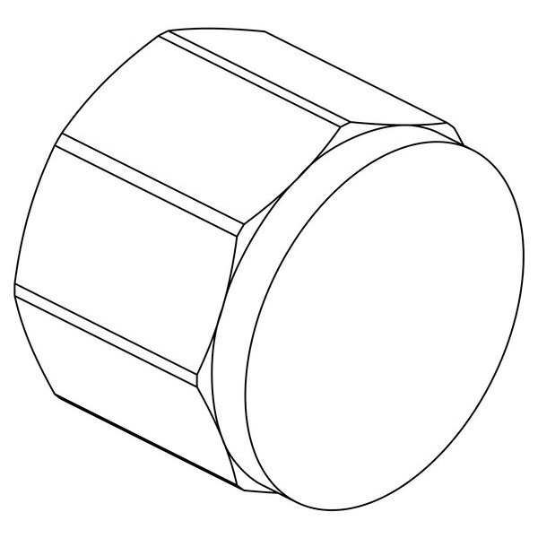РЕХАУ 14563911001 RAUTITAN RX+ Заглушка для гребенок Rp 1/2, бронза