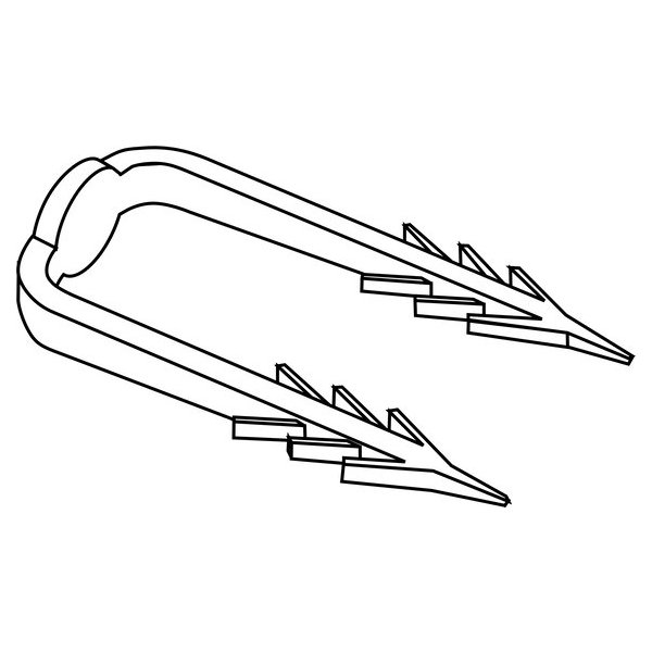 РЕХАУ 12592681001 RAUTHERM S Гарпун-скоба для фиксирующих шин, ПП