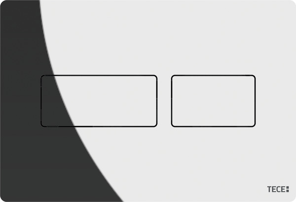 TECEsolid Панель смыва с двойной системой смыва для унитаза, материал металл, цвет хром глянцевый