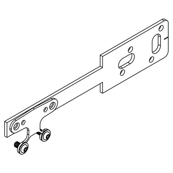 РЕХАУ 11055371008 RAUTITAN Кронштейн UA для скрытого монтажа, оцинкованная сталь