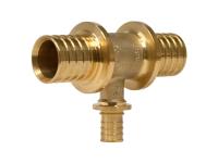 РЕХАУ 11092831001 RAUTITAN MX Тройник с уменьшенным боковым проходом 50-25-50, DZR латунь