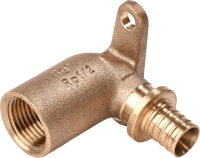РЕХАУ 14563623001 RAUTITAN RX+ Угольник настенный с длинным патрубком, внутр. резьба 16-Rp 1/2, бронза