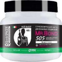 Mr.Bond 5050500400QS 505 Паста герметезирующая для пропитки льна. банка 400г