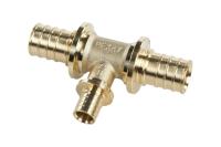 РЕХАУ 11080621001 RAUTITAN MX Тройник с уменьшенным боковым проходом 25-16-25, DZR латунь