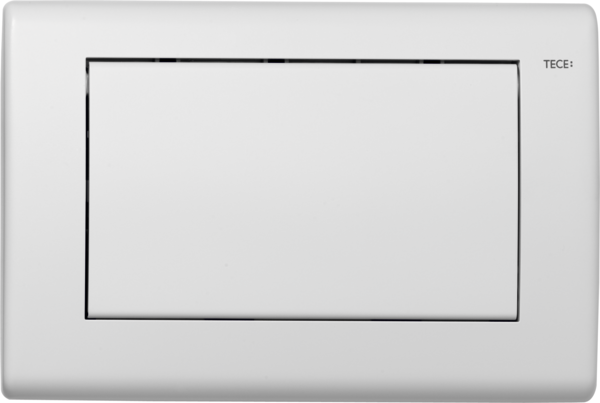 TECE 9240312 TECEplanus Панель смыва унитаза для одинарной системы смыва, материал металл, цвет белый матовый