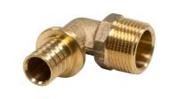 РЕХАУ 11097081001 RAUTITAN MX Угольник-переходник с наружной резьбой 20-R 3/4, DZR латунь