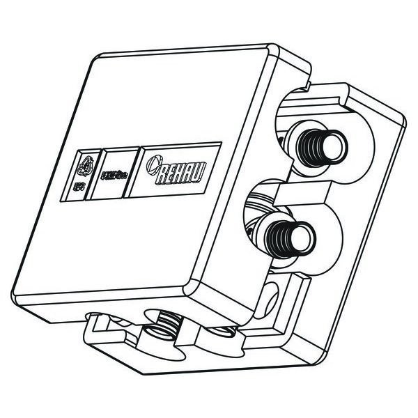РЕХАУ 11777031001 RAUTITAN Крестовина латунная 20-16-16 ("переход трубы над трубой"),