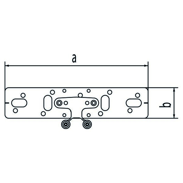 РЕХАУ 11055351008 RAUTITAN Кронштейн, тип Е, оцинкованная сталь