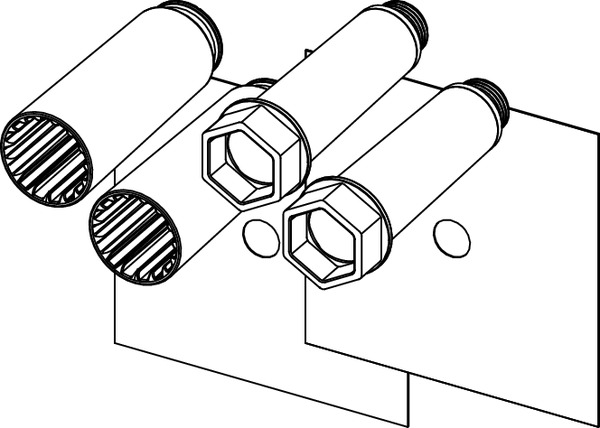 TECE 704805 TECEflex Гидроизоляционный комплект Seal System для сквозного углового присоединения фланцевого