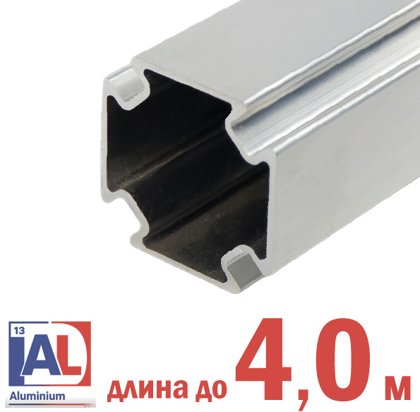 RIVO 100001 FIX Профиль силовой, конструкционный, из алюминия 33х33х1 мм, штанга до 4 м