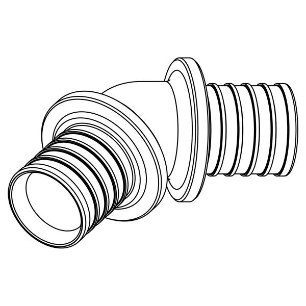 РЕХАУ 14563101001 RAUTITAN RX+ Угольник 45°, 63, бронза