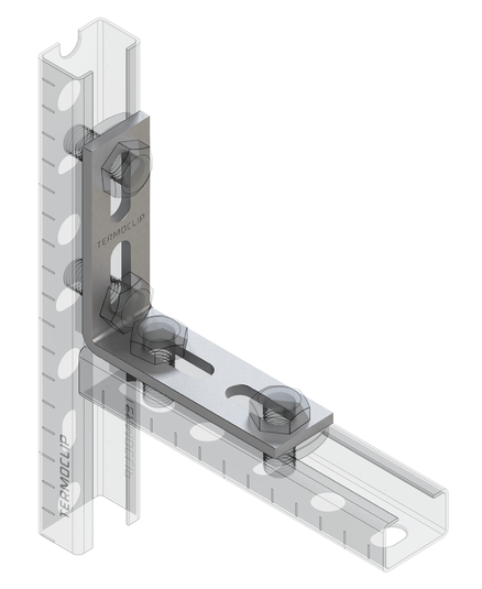 TERMOCLIP 09120001 Уголок 90˚ 28 4F4 75x25x80, 4 мм