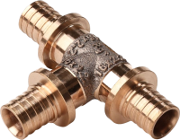 РЕХАУ 14570313001 RAUTITAN RX+ Тройник равнопроходный 16-16-16, бронза