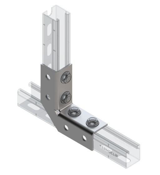 TERMOCLIP 09253001 Угол универсальный 90° 38-41 4F8 134x40x134, 4 мм